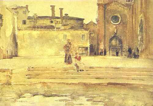 John Singer Sargent Piazza, Venice